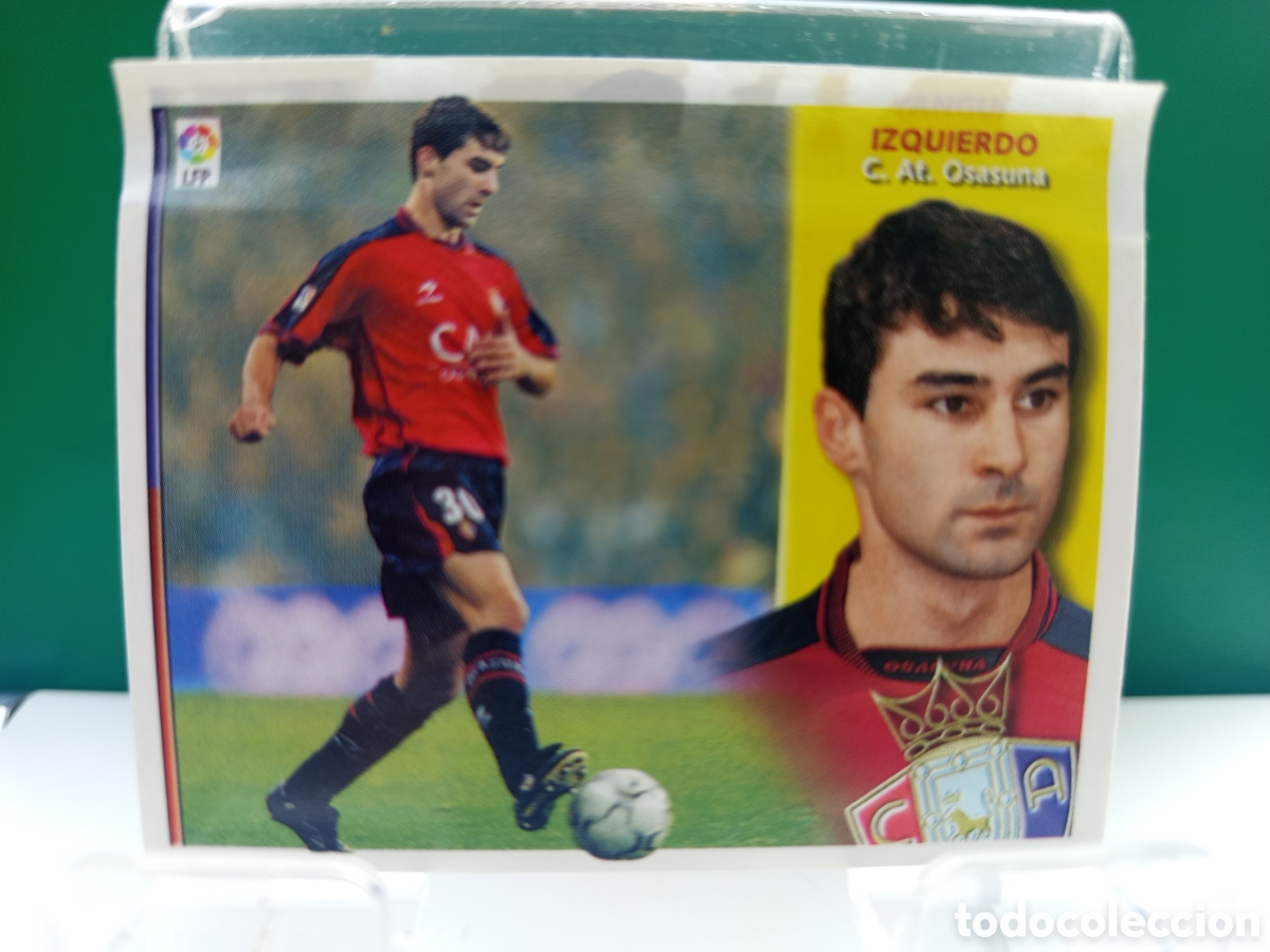 Fu&szlig;ball-Sticker: ❇️ CROMO ⚽ IZQUIERDO OSASUNA LIGA 02 03 2002 2003 LFP ESTE PANINI DESPEGADO EN VENTANILLA ❇️