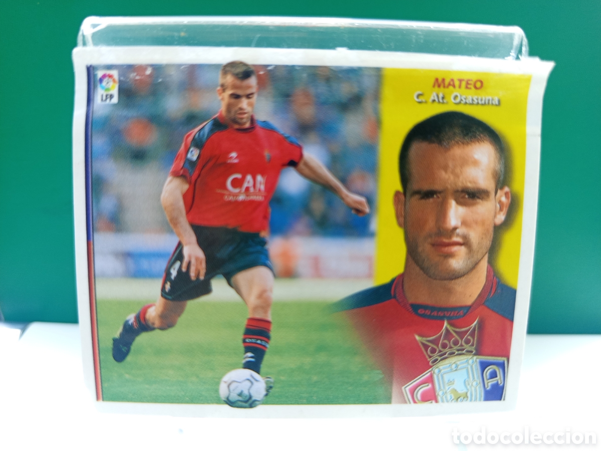 Fu&szlig;ball-Sticker: ❇️ CROMO ⚽ MATEO OSASUNA LIGA 02 03 2002 2003 LFP ESTE PANINI DESPEGADO EN VENTANILLA ❇️