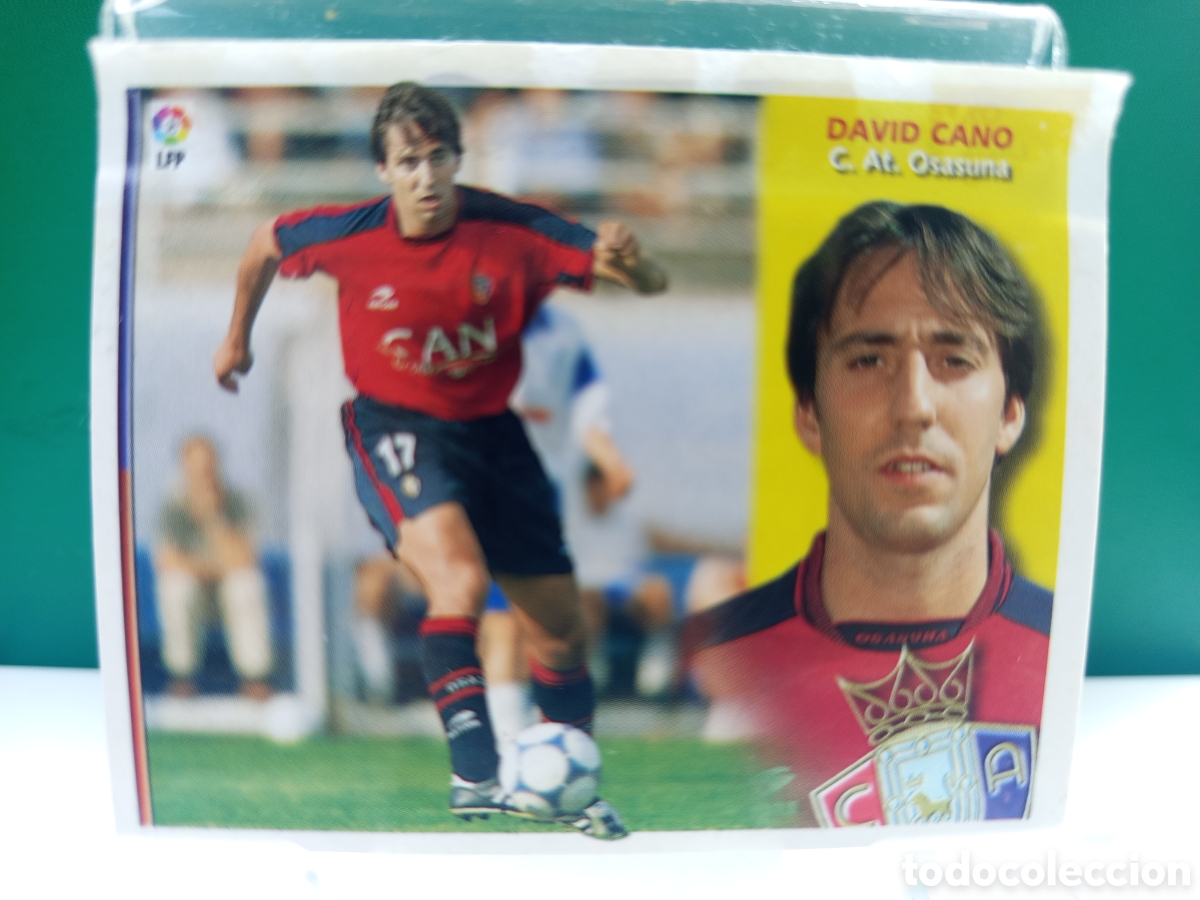 Football Stickers: ❇️ CROMO ⚽ DAVID CANO OSASUNA BAJA LIGA 02 03 2002 2003 LFP ESTE PANINI DESPEGADO EN VENTANILLA ❇️