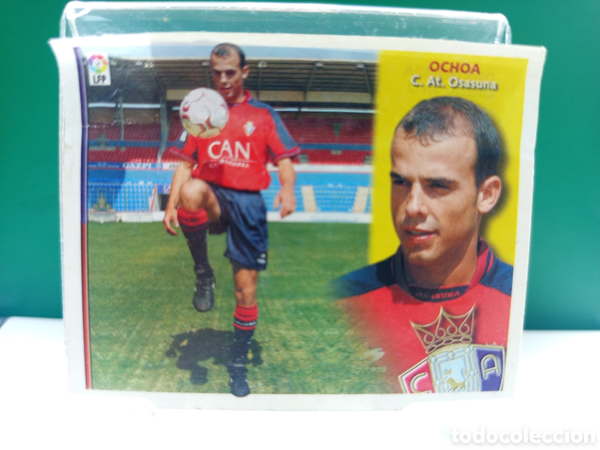 Football Stickers: ❇️ CROMO ⚽ OCHOA OSASUNA COLOCA LIGA 02 03 2002 2003 LFP ESTE PANINI DESPEGADO EN VENTANILLA ❇️
