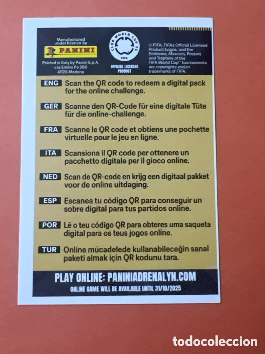 Cromos de f&uacute;tbol: C4718. GET YOUR DIGITAL PACK PANINI ADRENALYN XL CLUB WORLD CUP 25