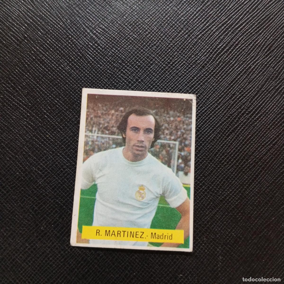 Cromos de f&uacute;tbol: R MARTINEZ REAL MADRID FINI 1975 1976 CROMO FUTBOL LIGA 75 76 - DESPEGADO - A124 PG154