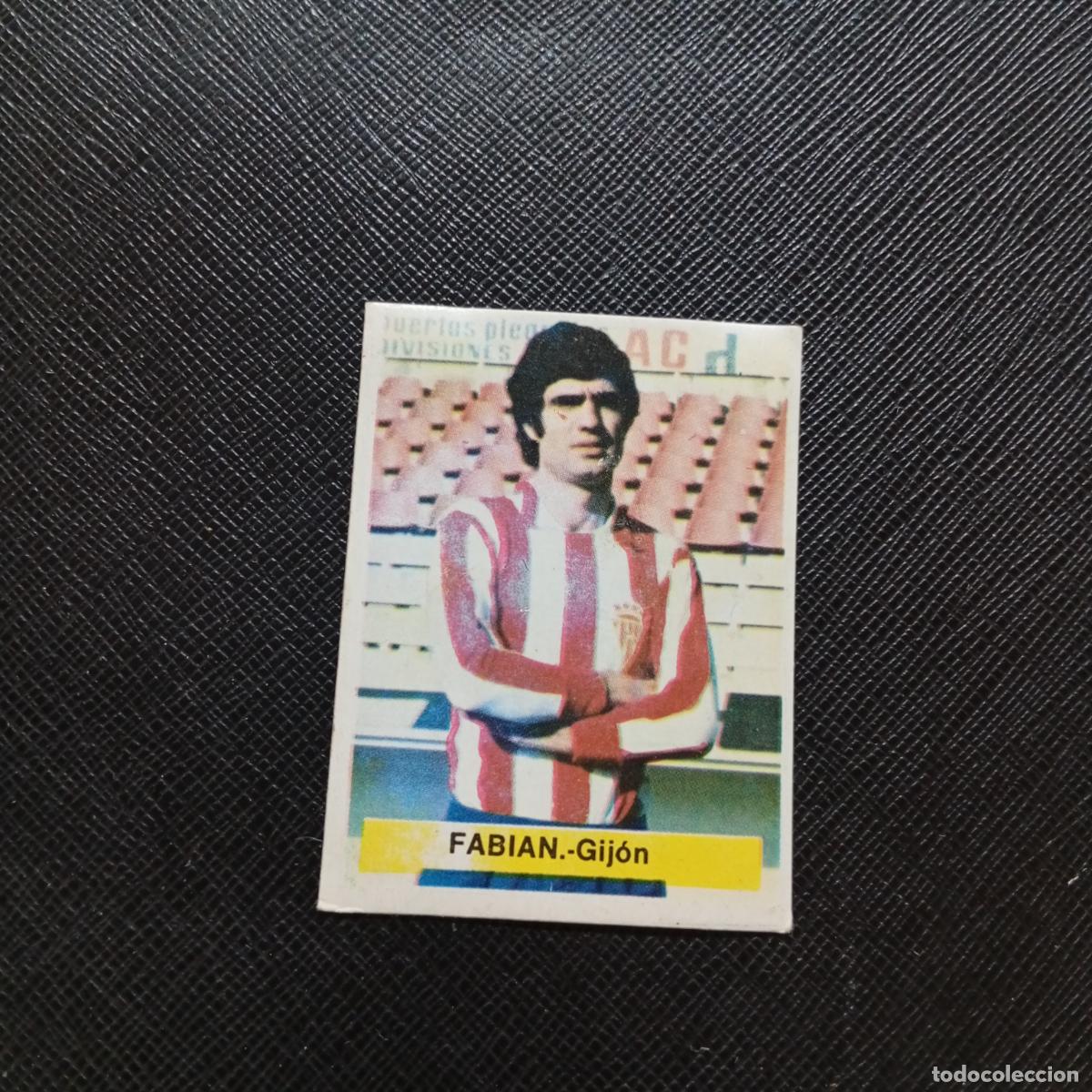 Cromos de f&uacute;tbol: FABIAN SPORTING GIJON FINI 1975 1976 CROMO FUTBOL LIGA 75 76 - DESPEGADO - A124 PG154