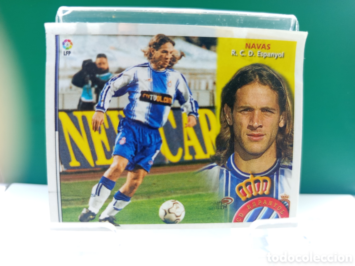 Fu&szlig;ball-Sticker: ❇️ CROMO ⚽ NAVAS ESPA&Ntilde;OL COLOCA LIGA 02 03 2002 2003 LFP ESTE PANINI DESPEGADO EN VENTANILLA ❇️