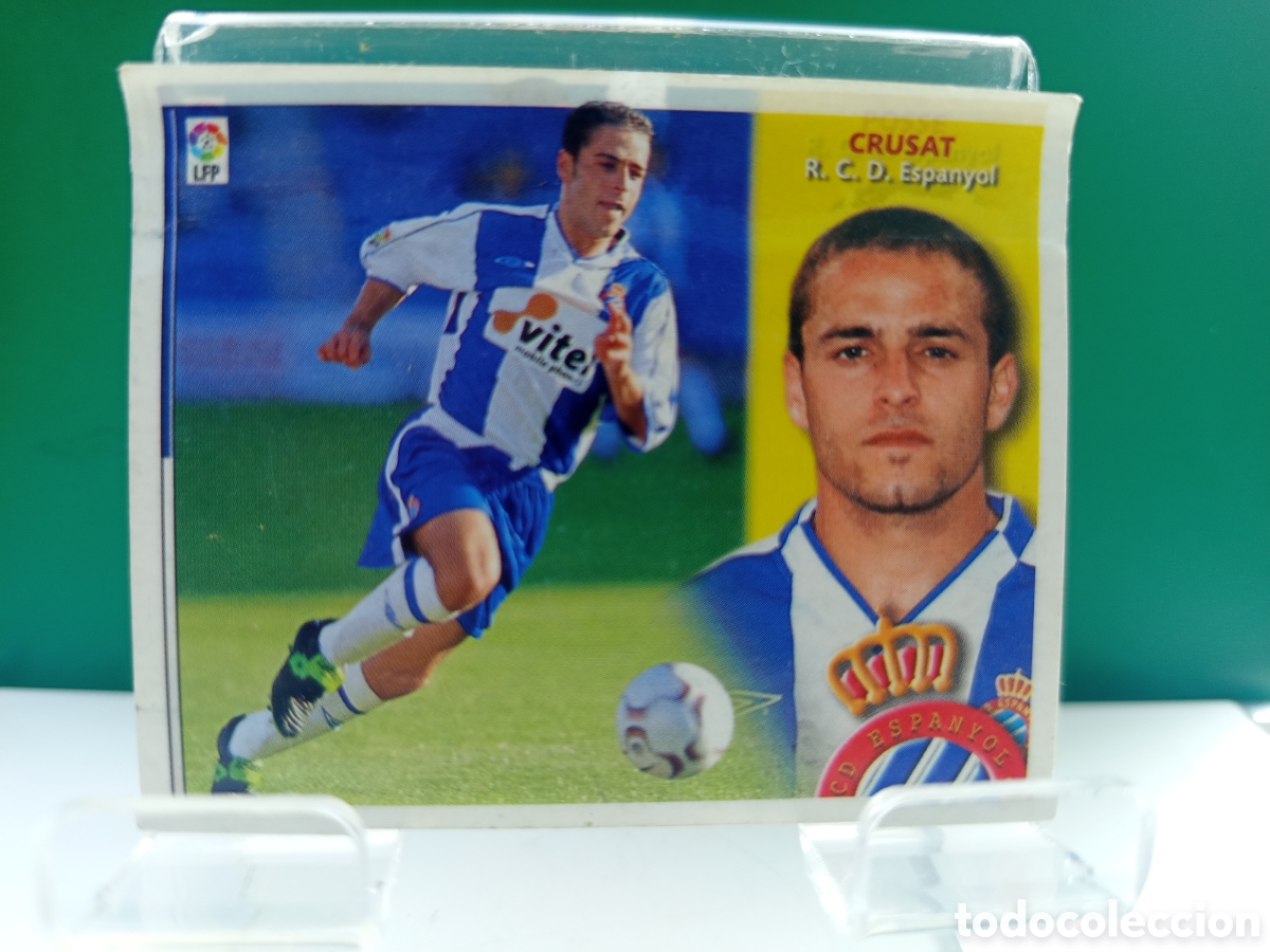 Fu&szlig;ball-Sticker: ❇️ CROMO ⚽ CRUSAT ESPA&Ntilde;OL COLOCA LIGA 02 03 2002 2003 LFP ESTE PANINI DESPEGADO EN VENTANILLA ❇️