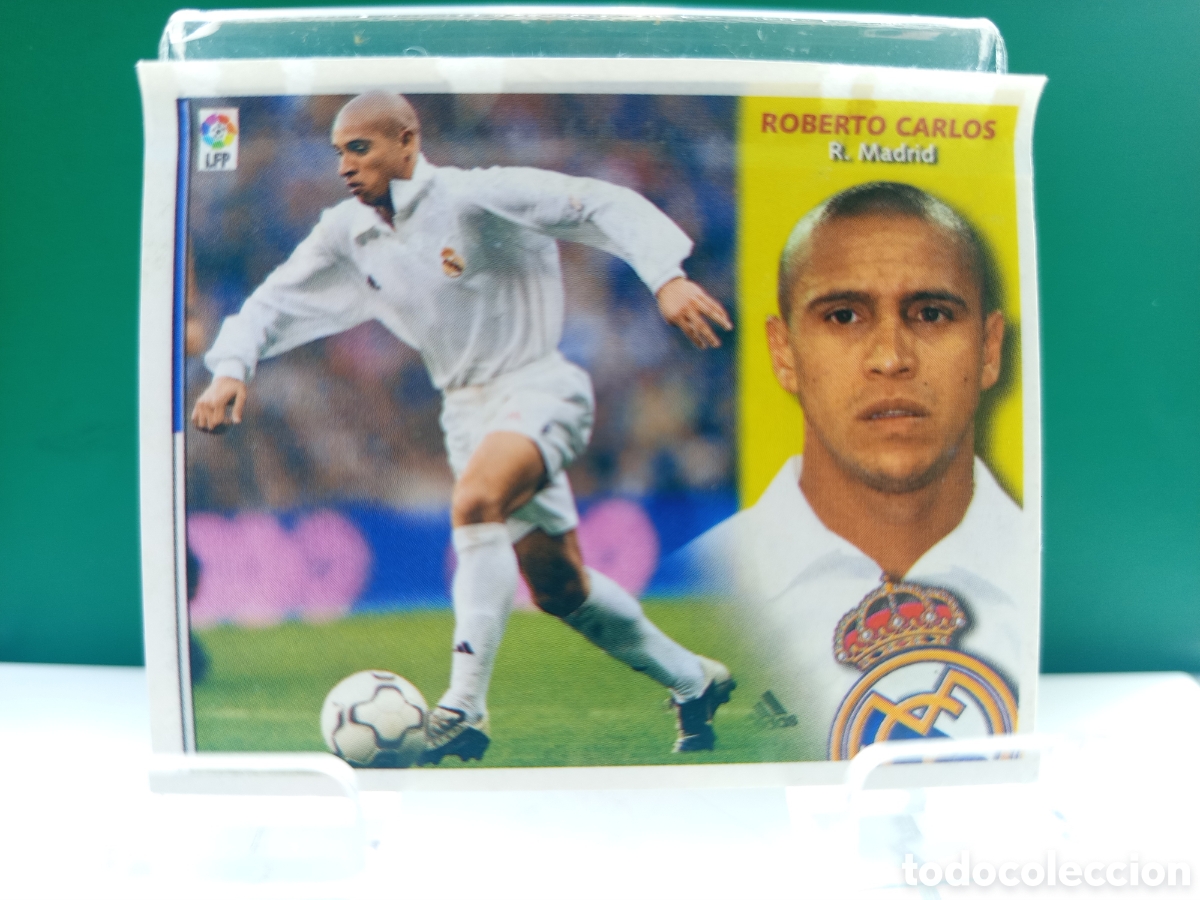 Football Stickers: ❇️ CROMO ⚽ ROBERTO CARLOS MADRID LIGA 02 03 2002 2003 LFP ESTE PANINI DESPEGADO EN VENTANILLA ❇️