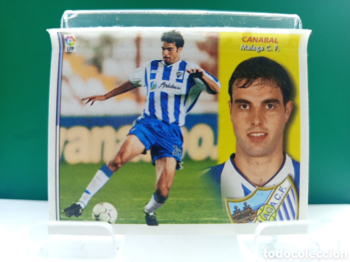 Cromos de Futebol: ❇️ CROMO ⚽ CANABAL M&Aacute;LAGA LIGA 02 03 2002 2003 LFP ESTE PANINI DESPEGADO EN VENTANILLA ❇️