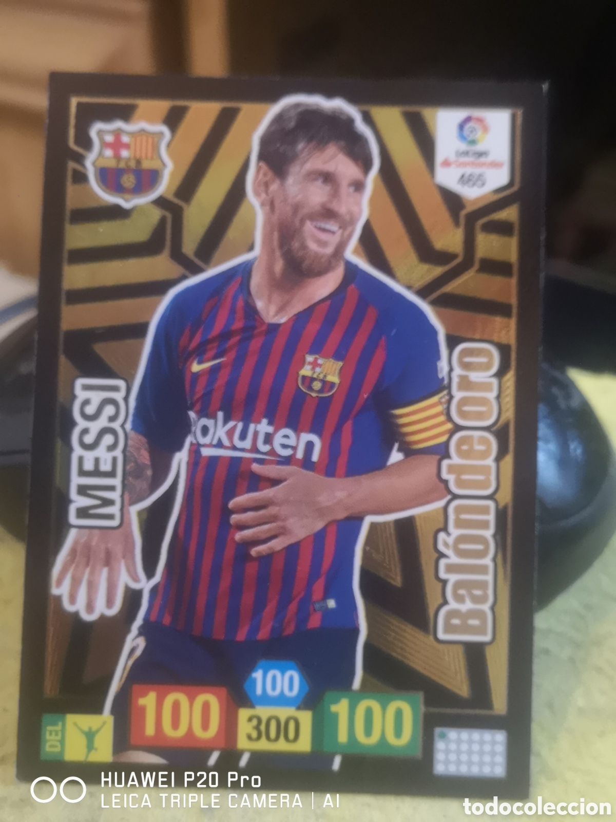 Cromos de f&uacute;tbol: ADRENALYN 2018 - 2020 MESSI BALON DE ORO 465 BARCELONA