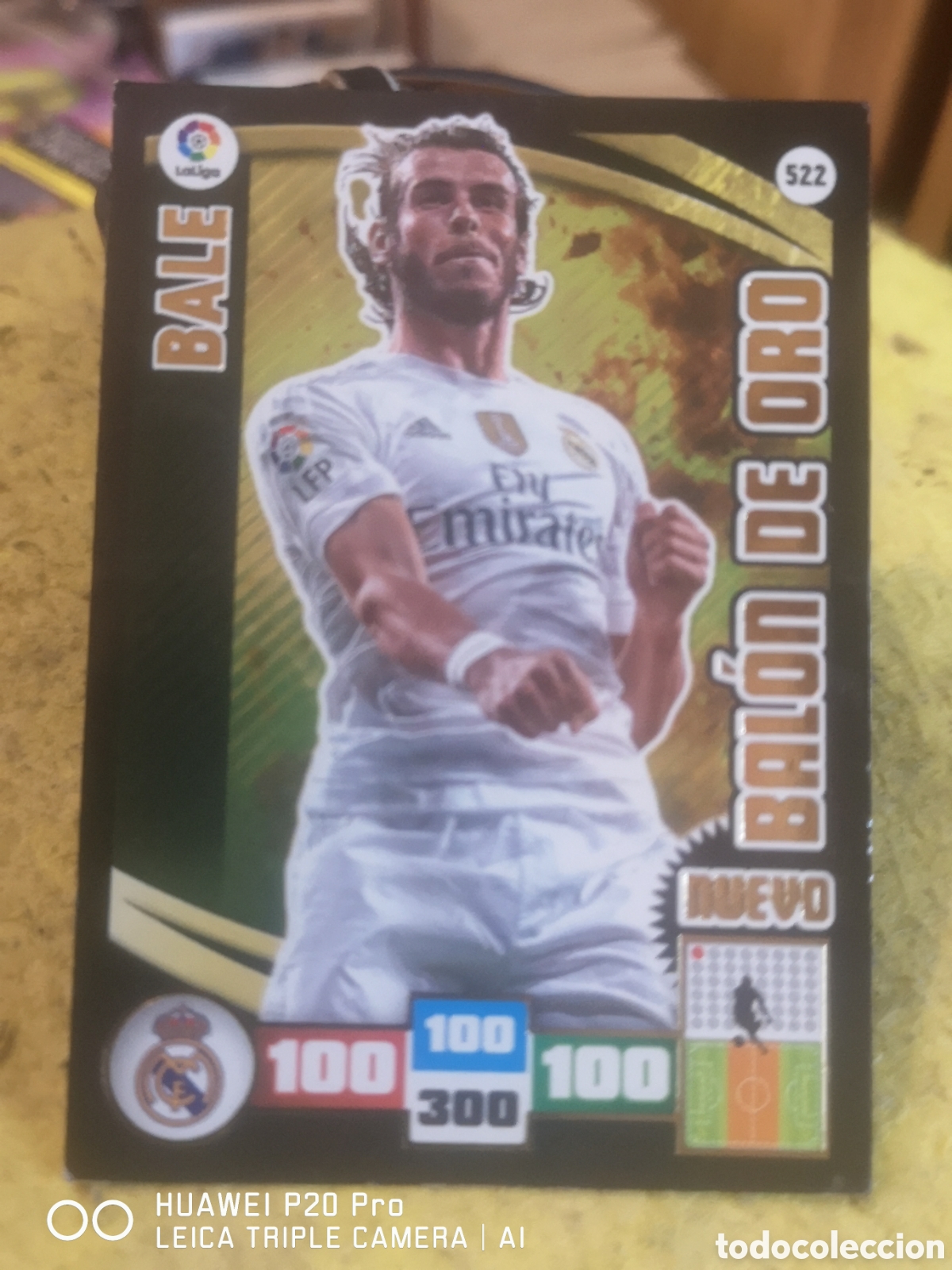 Cromos de f&uacute;tbol: ADRENALYN 2015 - 2016 BALE 522 NUEVO BALON DE ORO REAL MADRID