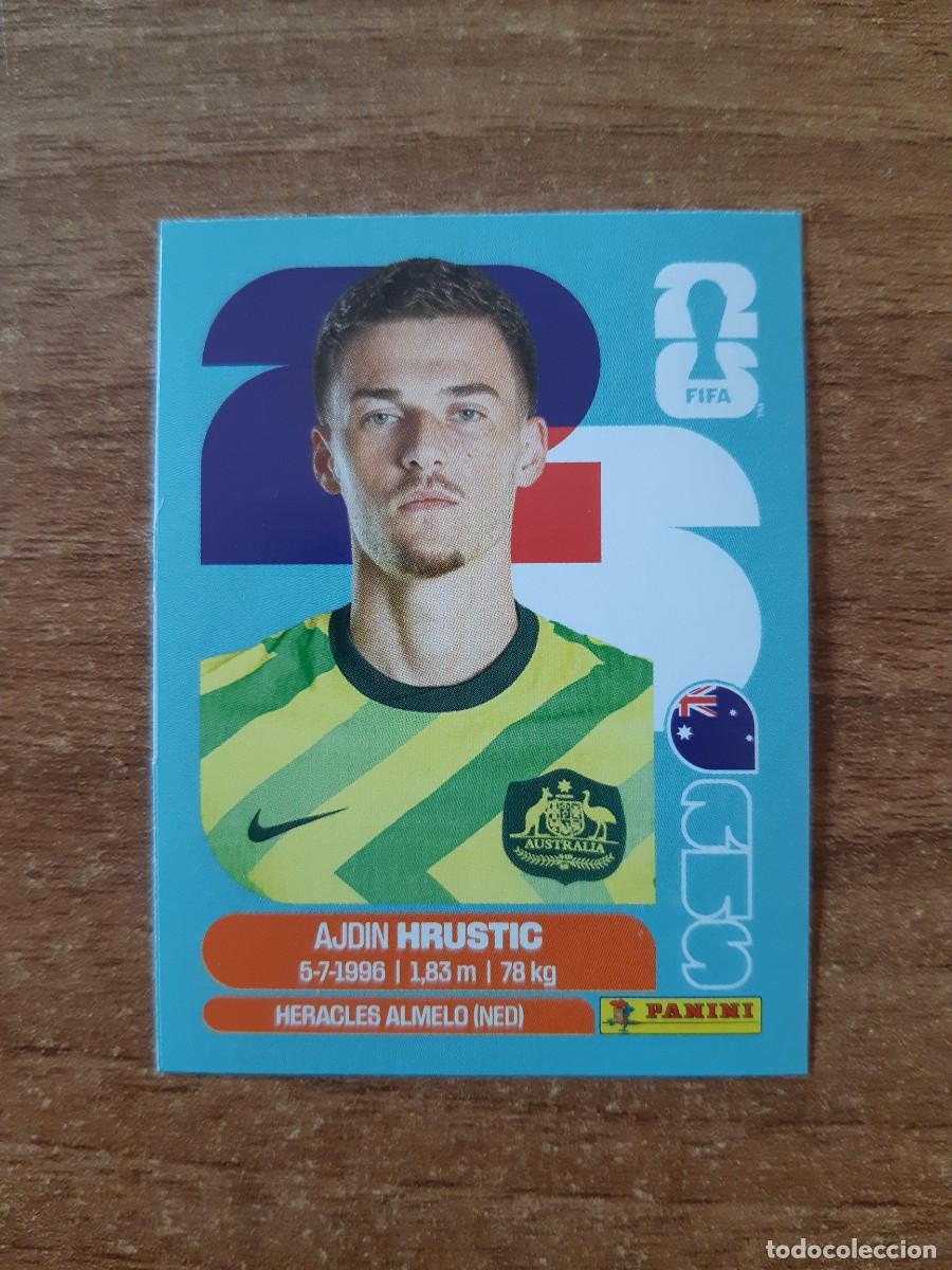 Cromos de f&uacute;tbol: AJDIN HRUSTIC AUSTRALIA UPDATE SET ACTUALIZACI&Oacute;N MUNDIAL 2026 PANINI STICKERS. NUEVO