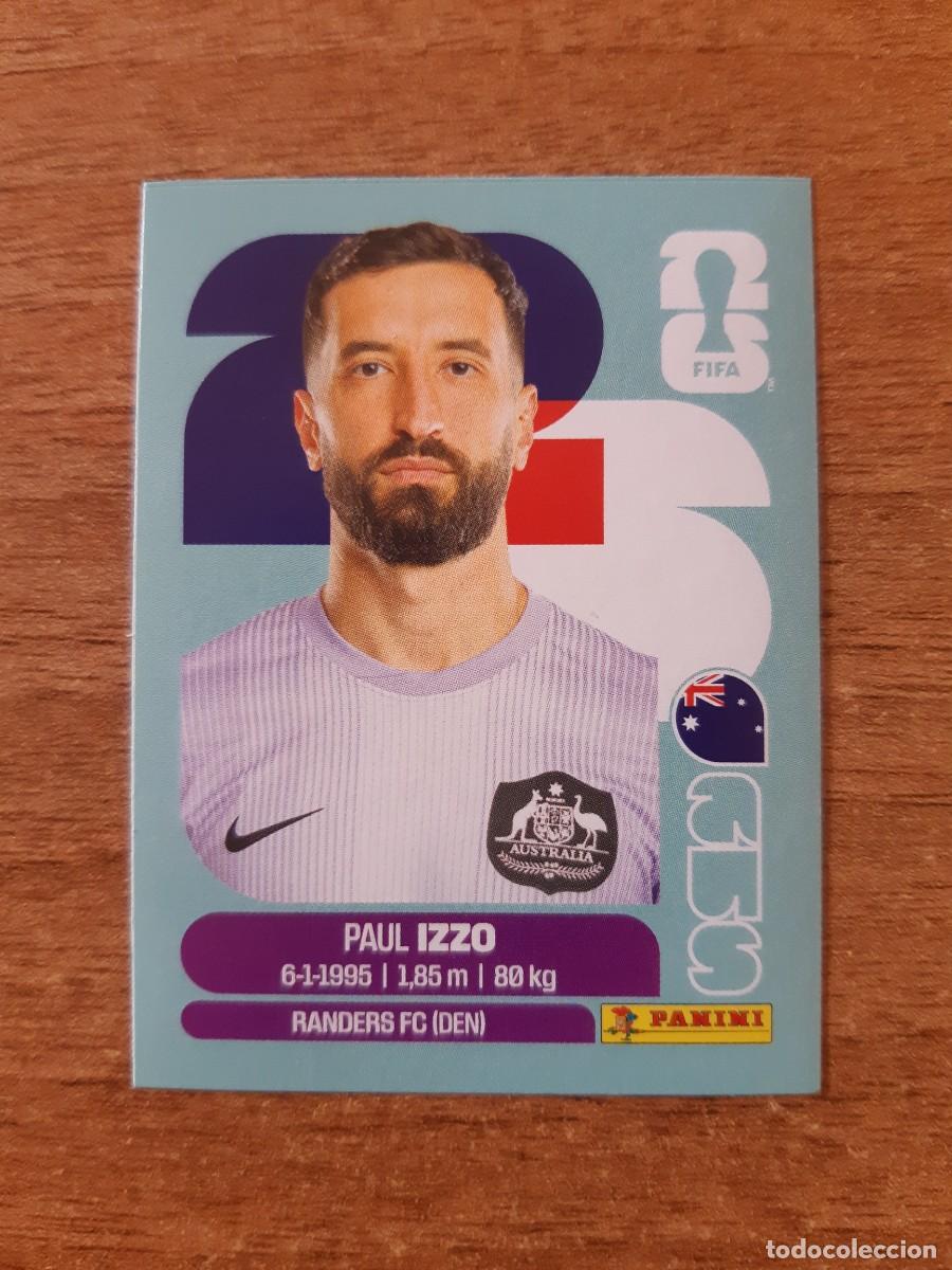Cromos de f&uacute;tbol: PAUL IZZO AUSTRALIA UPDATE SET ACTUALIZACI&Oacute;N MUNDIAL 2026 PANINI STICKERS. NUEVO