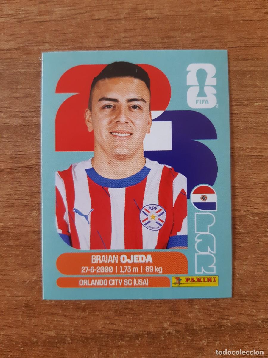 Cromos de f&uacute;tbol: BRAIAN OJEDA PARAGUAY UPDATE SET ACTUALIZACI&Oacute;N MUNDIAL 2026 PANINI STICKERS. NUEVO