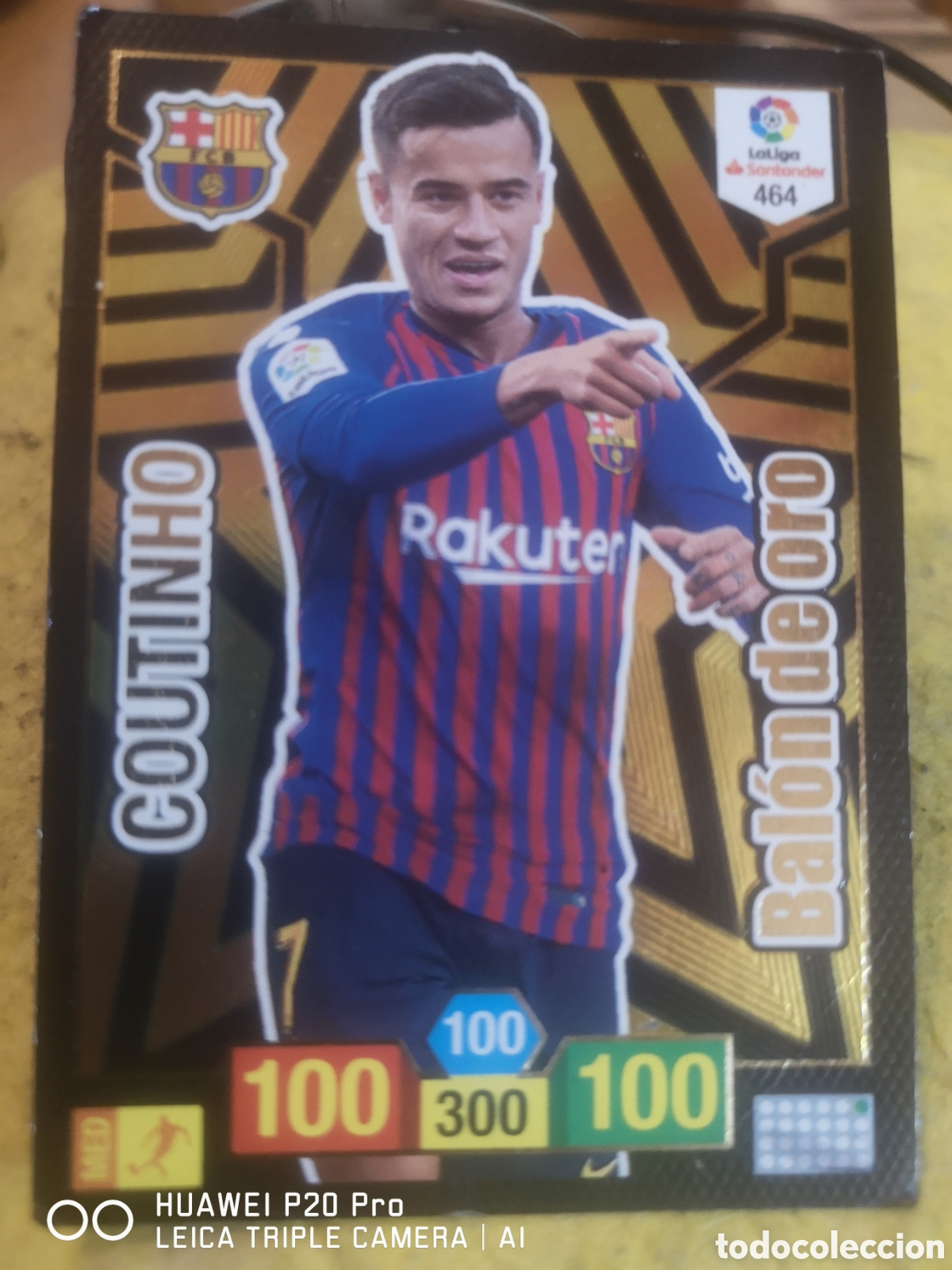 Cromos de f&uacute;tbol: ADRENALYN 2018 - 2019 COUTINHO BALON DE ORO 464 BARCELONA