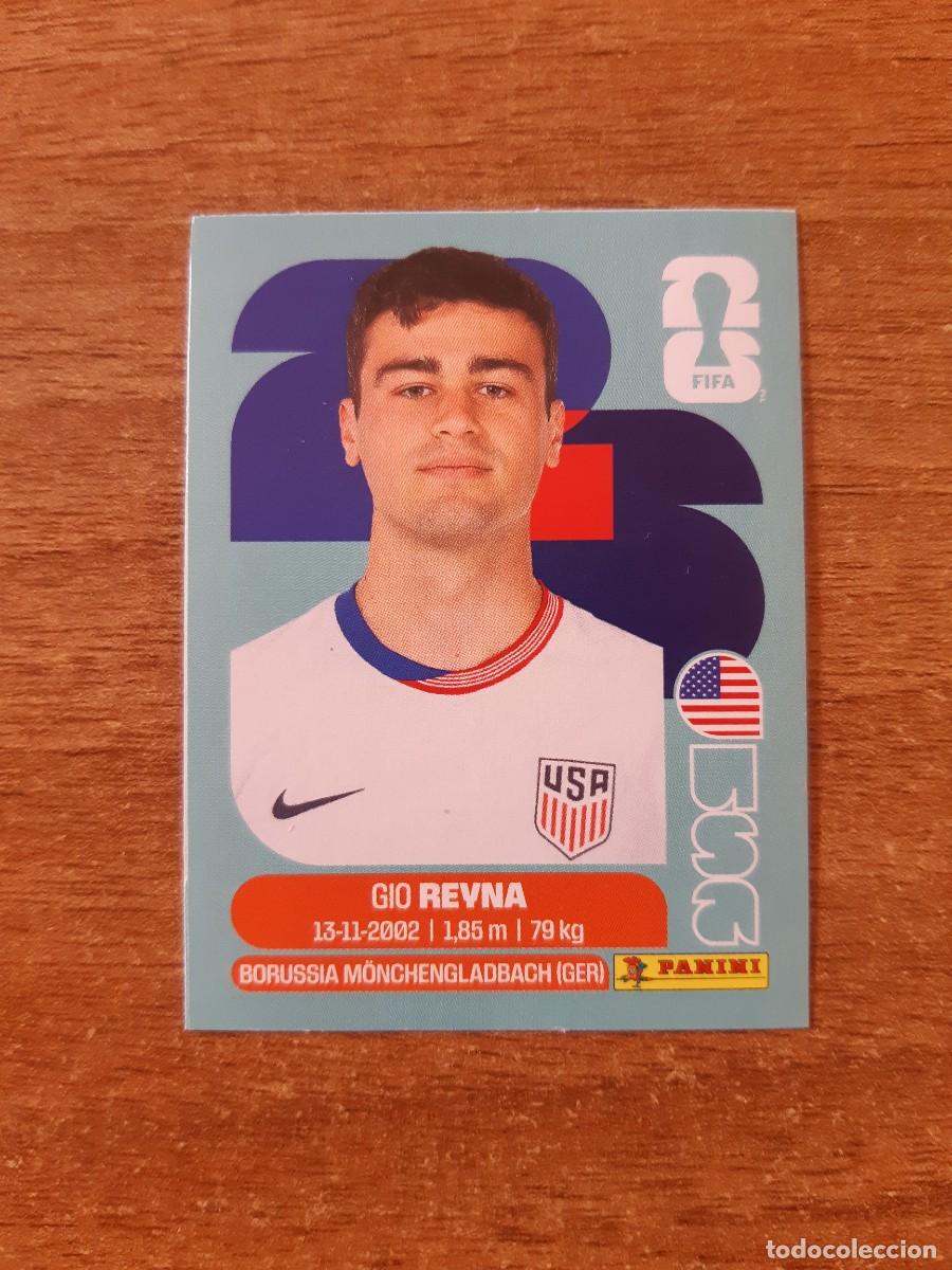 Cromos de f&uacute;tbol: GIO REYNA ESTADOS UNIDOS UPDATE SET ACTUALIZACI&Oacute;N MUNDIAL 2026 PANINI STICKERS. NUEVO