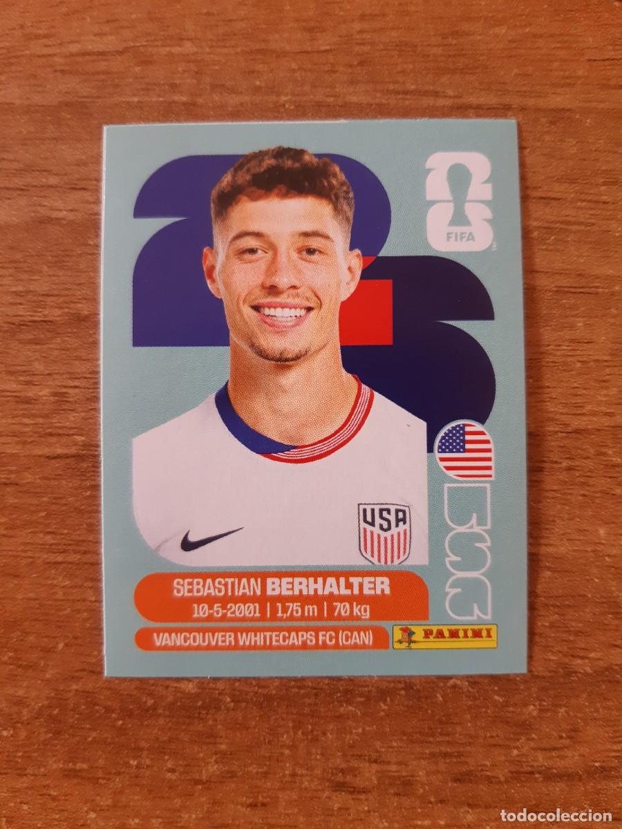 Cromos de f&uacute;tbol: SEBASTIAN BERHALTER ESTADOS UNIDOS UPDATE SET ACTUALIZACI&Oacute;N MUNDIAL 2026 PANINI STICKERS. NUEVO