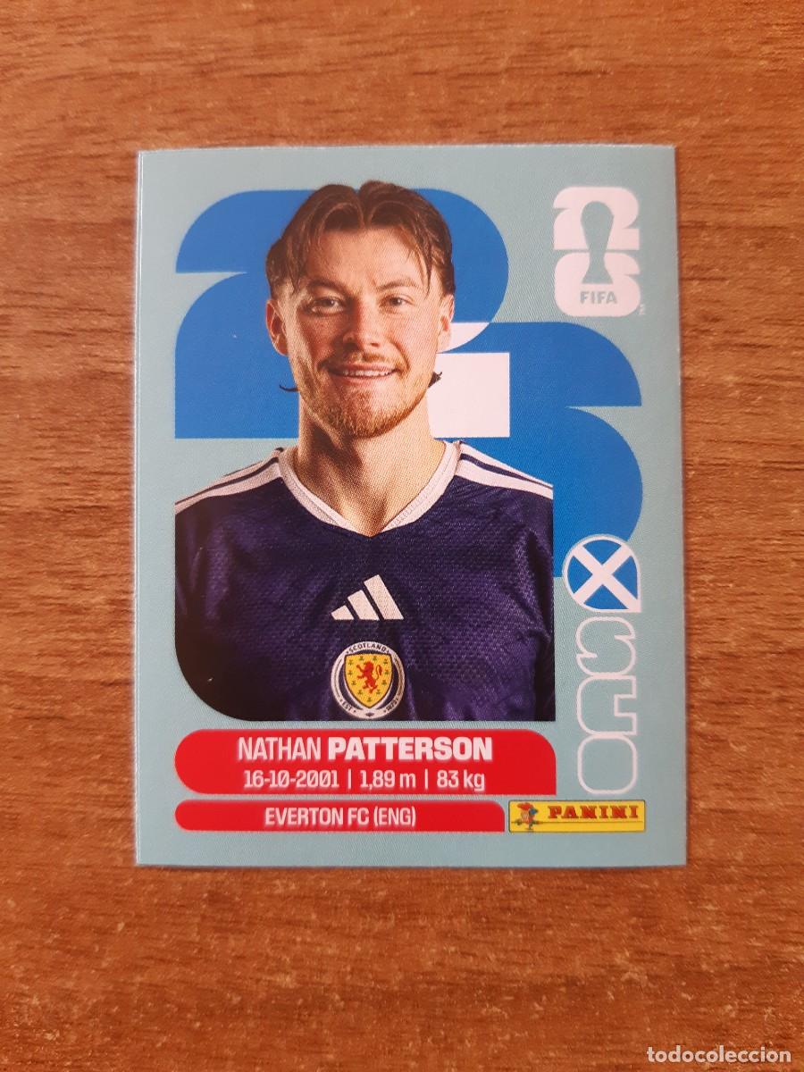 Cromos de f&uacute;tbol: NATHAN PATTERSON ESCOCIA UPDATE SET ACTUALIZACI&Oacute;N MUNDIAL 2026 PANINI STICKERS. NUEVO