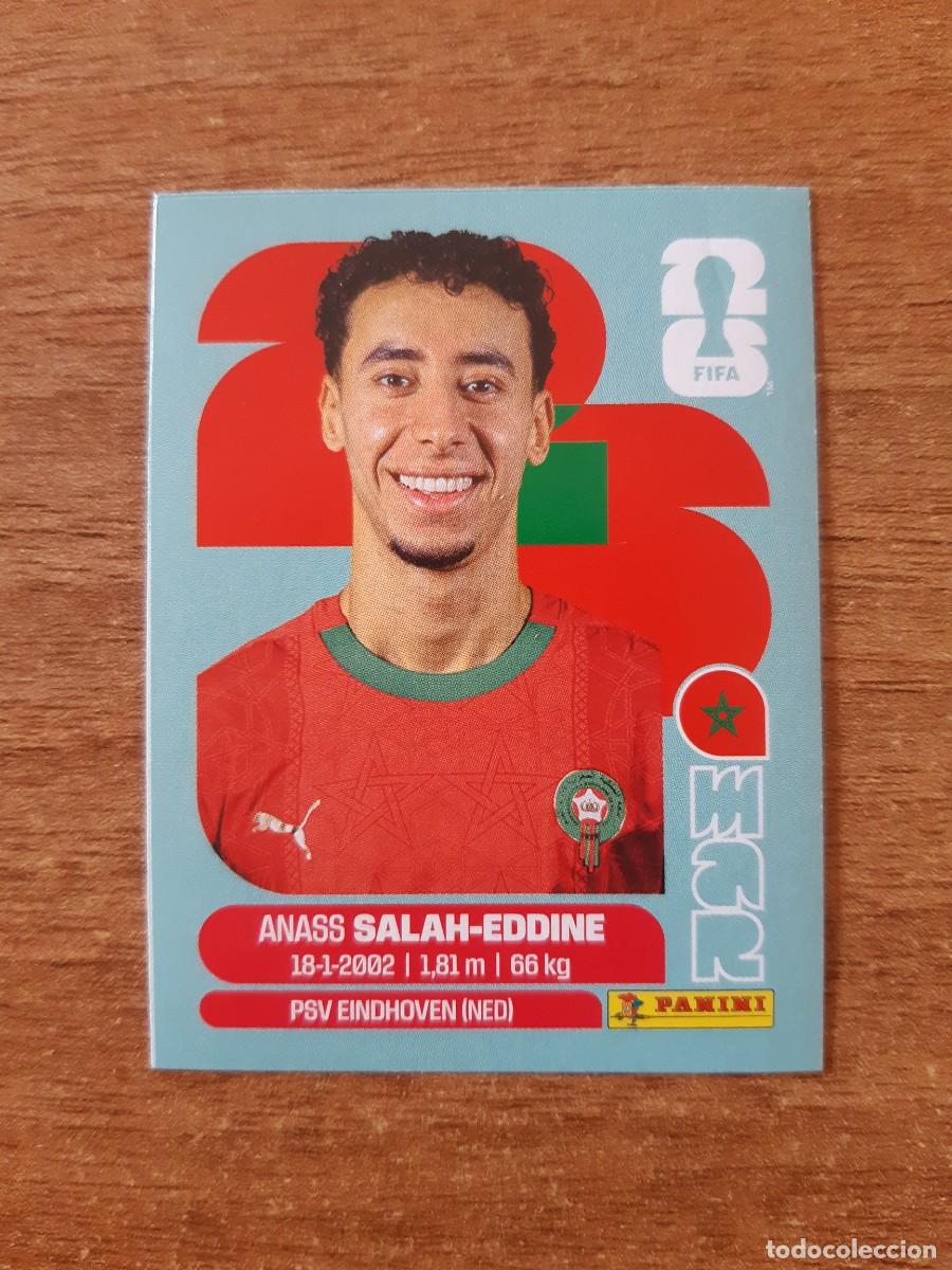 Cromos de f&uacute;tbol: ANASS SALAH-EDDINE MARRUECOS UPDATE SET ACTUALIZACI&Oacute;N MUNDIAL 2026 PANINI STICKERS. NUEVO
