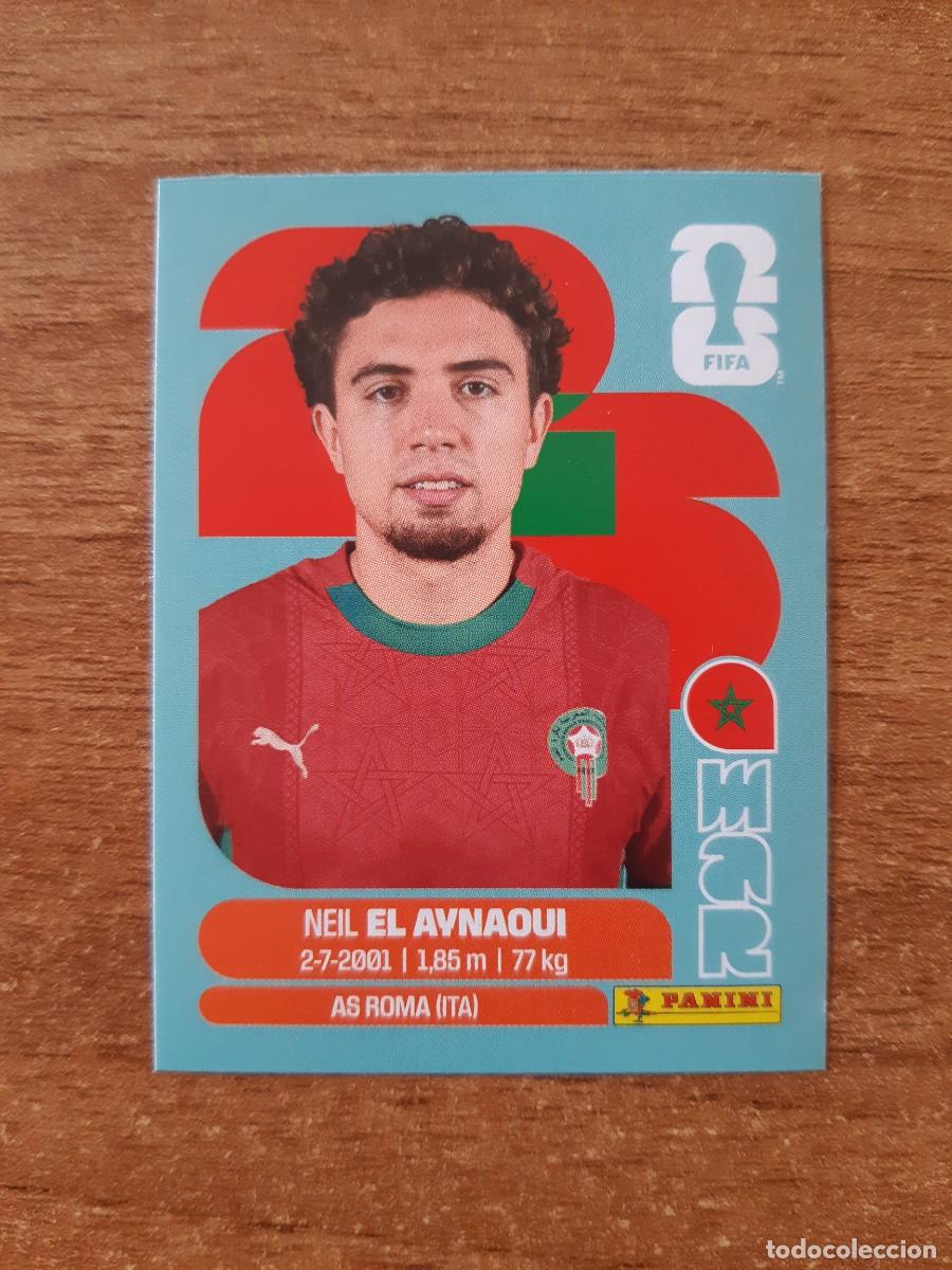 Cartes &agrave; collectionner de Football: NEIL EL AYNAOUI MARRUECOS UPDATE SET ACTUALIZACI&Oacute;N MUNDIAL 2026 PANINI STICKERS. NUEVO