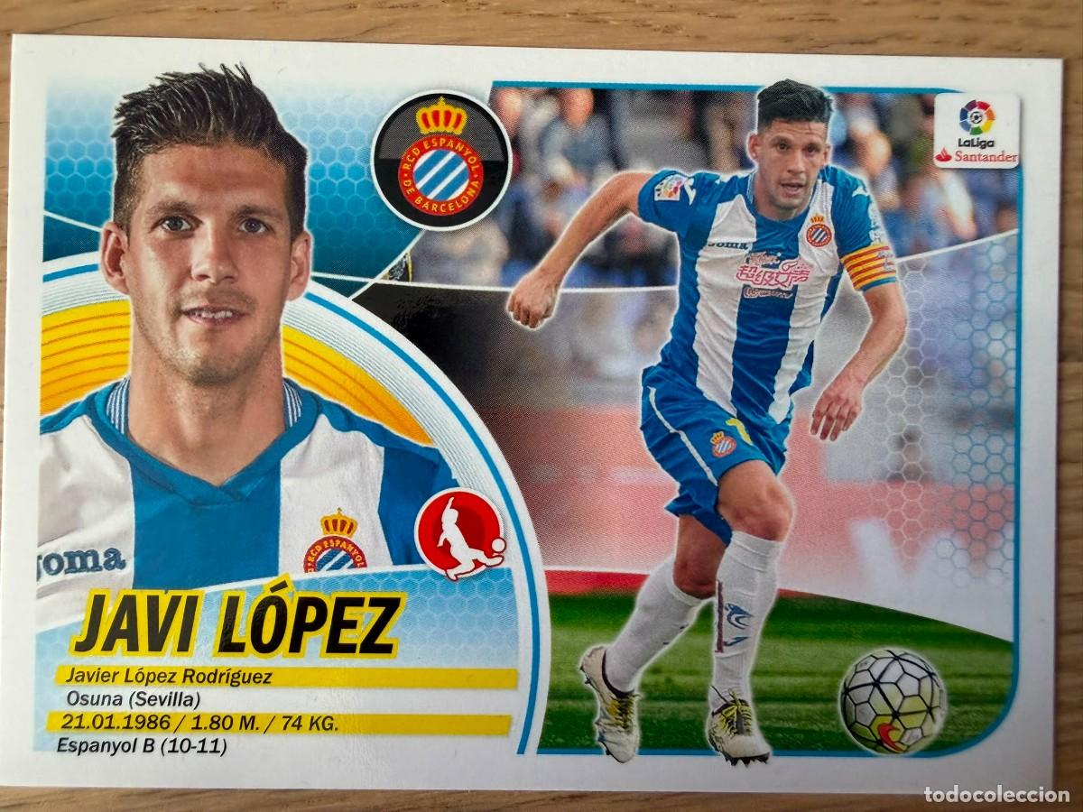 Cartes &agrave; collectionner de Football: 3A 3 A JAVI LOPEZ ESPANYOL 16 17 2016 2017 LIGA SANTANDER COLECCIONES ESTE SIN PEGAR STICKER