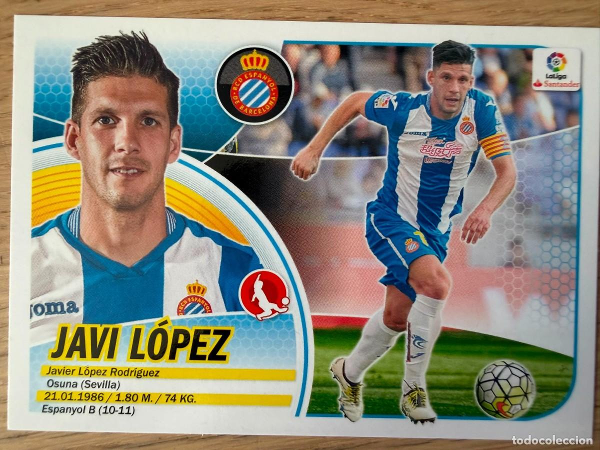 Cartes &agrave; collectionner de Football: 3A 3 A JAVI LOPEZ ESPANYOL 16 17 2016 2017 LIGA SANTANDER COLECCIONES ESTE SIN PEGAR STICKER