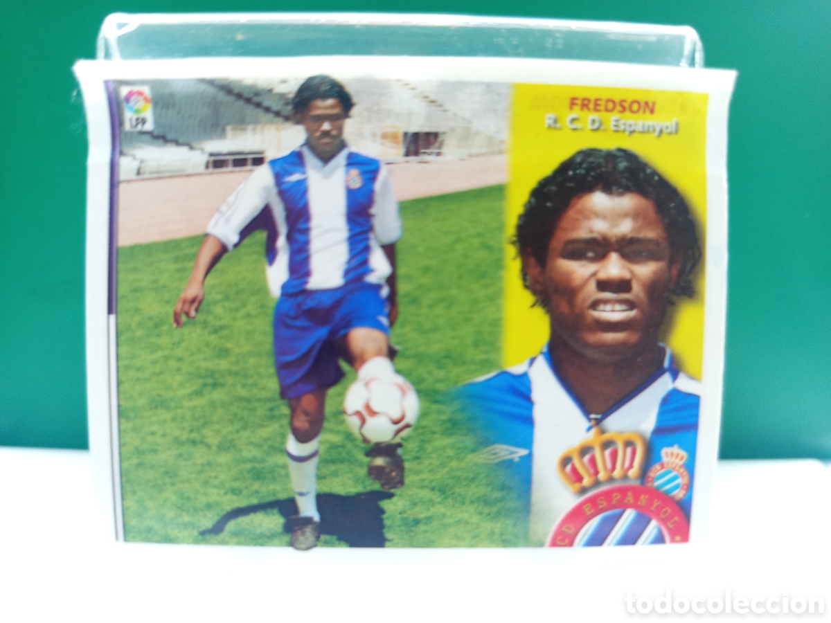 Football Stickers: ❇️ CROMO ⚽ FREDSON ESPA&Ntilde;OL LIGA 02 03 2002 2003 LFP ESTE PANINI DESPEGADO EN VENTANILLA ❇️