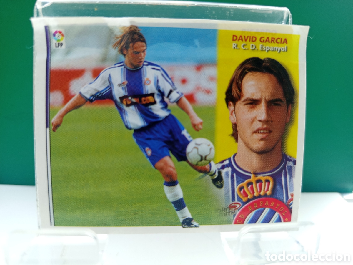 Football Stickers: ❇️ CROMO ⚽ DAVID GARC&Iacute;A ESPA&Ntilde;OL LIGA 02 03 2002 2003 LFP ESTE PANINI DESPEGADO EN VENTANILLA ❇️