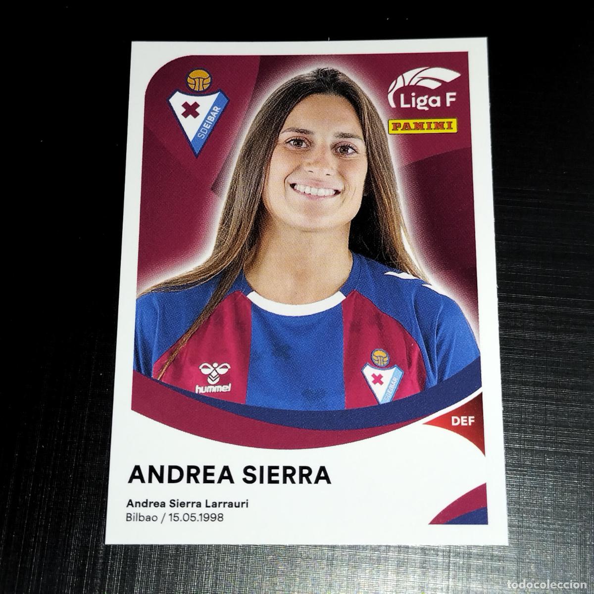 Cromos de f&uacute;tbol: 128 A ANDREA SIERRA SD EIBAR CROMOS LIGA F FEMENINA PANINI 2024 2025 24 25