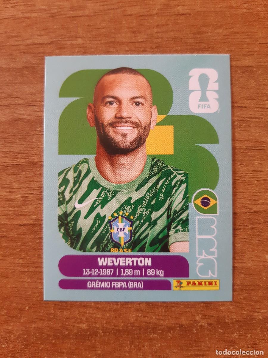 Cromos de f&uacute;tbol: WEVERTON BRASIL UPDATE SET ACTUALIZACI&Oacute;N MUNDIAL 2026 PANINI STICKERS. NUEVO