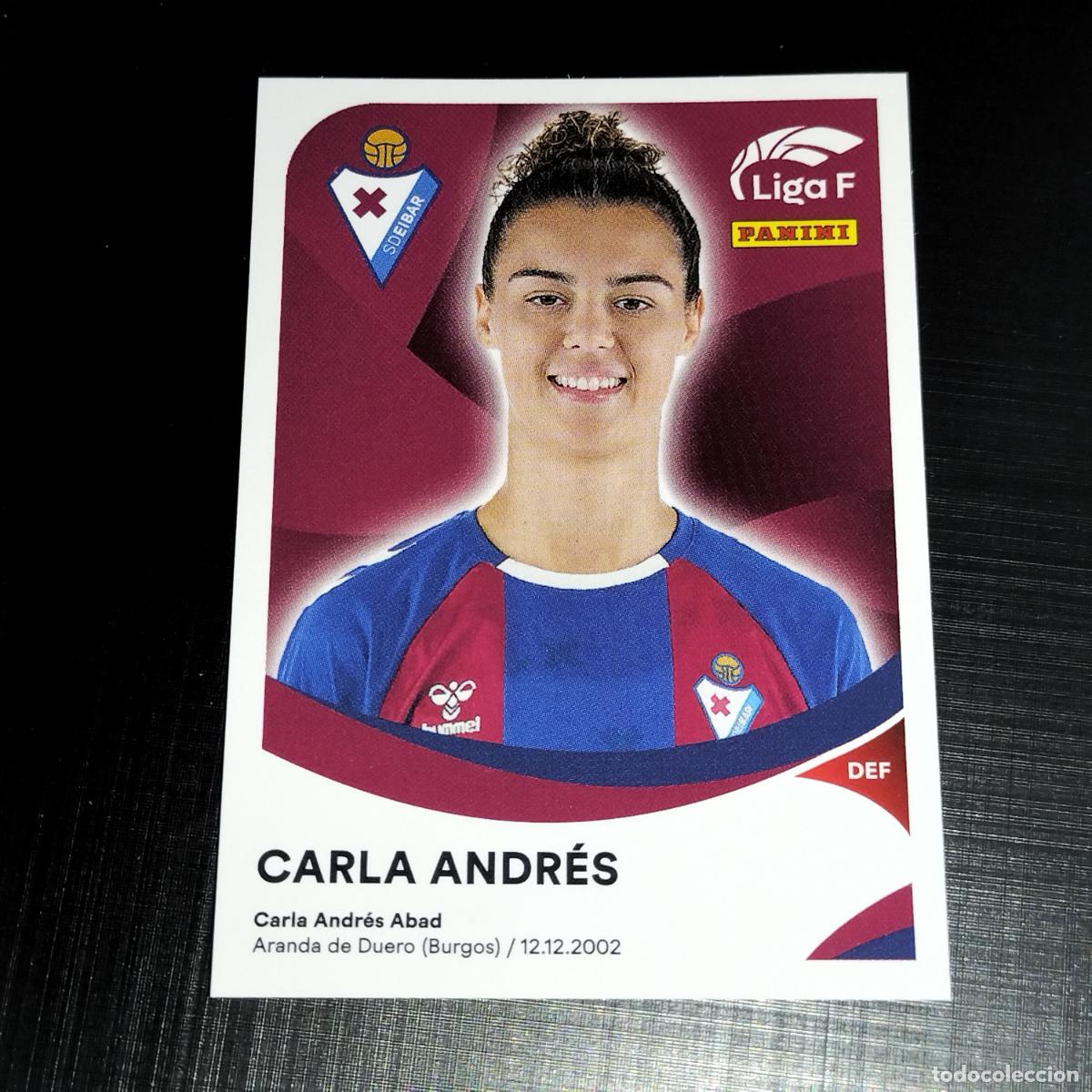 Cromos de f&uacute;tbol: 130 CARLA ANDRES SD EIBAR CROMOS LIGA F FEMENINA PANINI 2024 2025 24 25