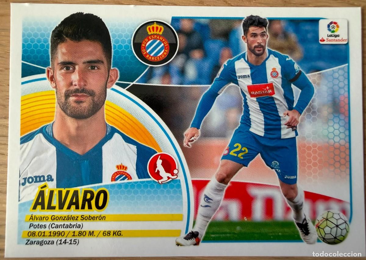 Cromos de f&uacute;tbol: 6 ALVARO ESPANYOL 16 17 2016 2017 LIGA SANTANDER COLECCIONES ESTE SIN PEGAR STICKER