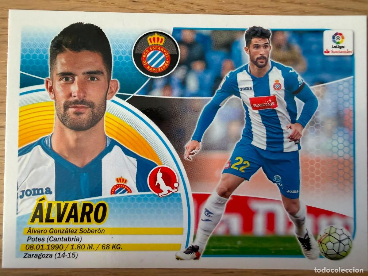 Cromos de f&uacute;tbol: 6 ALVARO ESPANYOL 16 17 2016 2017 LIGA SANTANDER COLECCIONES ESTE SIN PEGAR STICKER