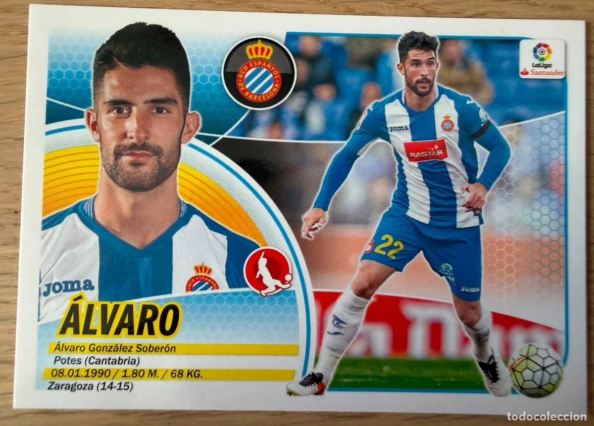 Cromos de f&uacute;tbol: 6 ALVARO ESPANYOL 16 17 2016 2017 LIGA SANTANDER COLECCIONES ESTE SIN PEGAR STICKER