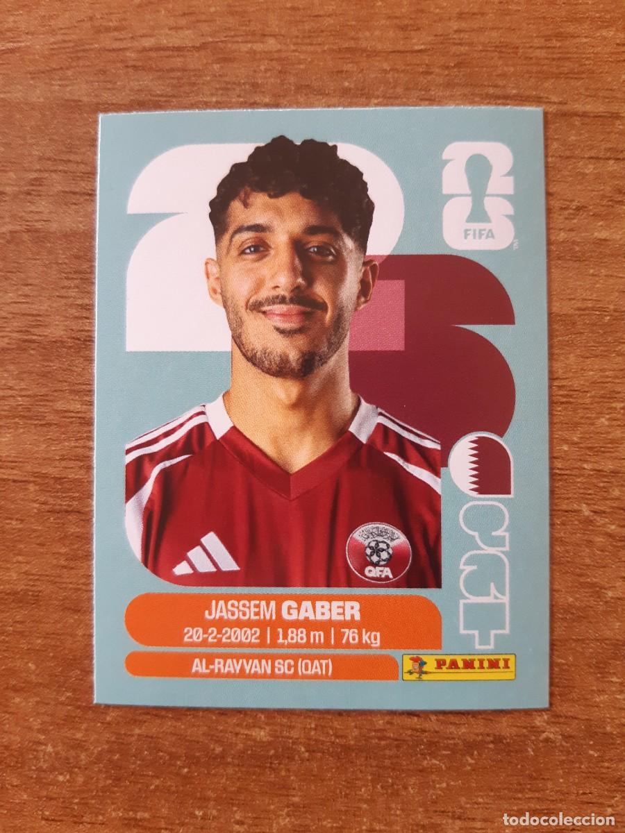 Cromos de f&uacute;tbol: JASSEM GABER QATAR UPDATE SET ACTUALIZACI&Oacute;N MUNDIAL 2026 PANINI STICKERS. NUEVO