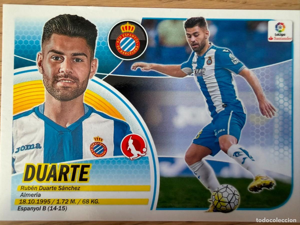 Cromos de f&uacute;tbol: 7 DUARTE ESPANYOL 16 17 2016 2017 LIGA SANTANDER COLECCIONES ESTE SIN PEGAR STICKER
