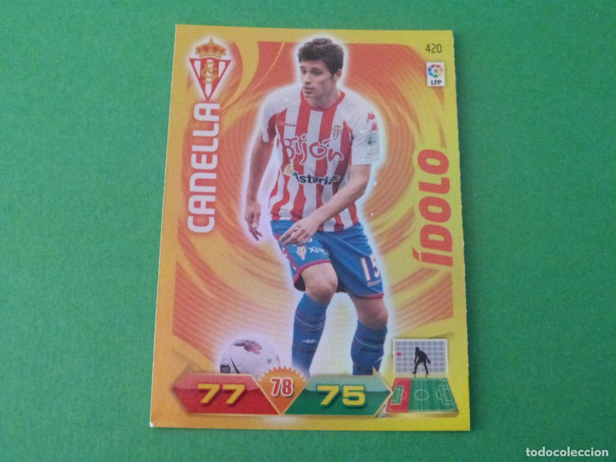 Cromos de f&uacute;tbol: TRADING CARD FUTBOL CANELLA REAL SPORTING GIJON N&ordm; 420 LIGA ADRENALYN XL 2011-2012/11-12 PANINI