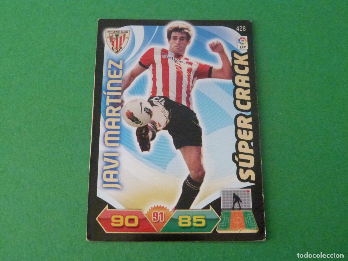 Cromos de f&uacute;tbol: TRADING CARD FUTBOL JAVI MARTINEZ ATH. BILBAO N&ordm; 428 LIGA ADRENALYN XL 2011-2012/11-12 PANINI