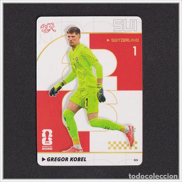 Cromos de f&uacute;tbol: FIFA WORLD CUP 2026 PANINI KAYOU GRECOR KOBEL 321 SUI SUIZA MUNDIAL ALBUM COLECCI&Oacute;N - ULTRA BOX