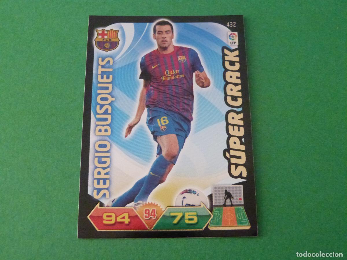 Cromos de f&uacute;tbol: TRADING CARD FUTBOL SERGIO BUSQUETS F.C. BARCELONA N&ordm; 432 LIGA ADRENALYN XL 2011-2012/11-12 PANINI