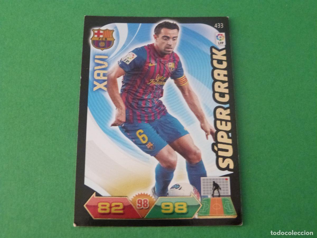 Cromos de f&uacute;tbol: TRADING CARD FUTBOL XAVI F.C. BARCELONA N&ordm; 433 LIGA ADRENALYN XL 2011-2012/11-12 PANINI