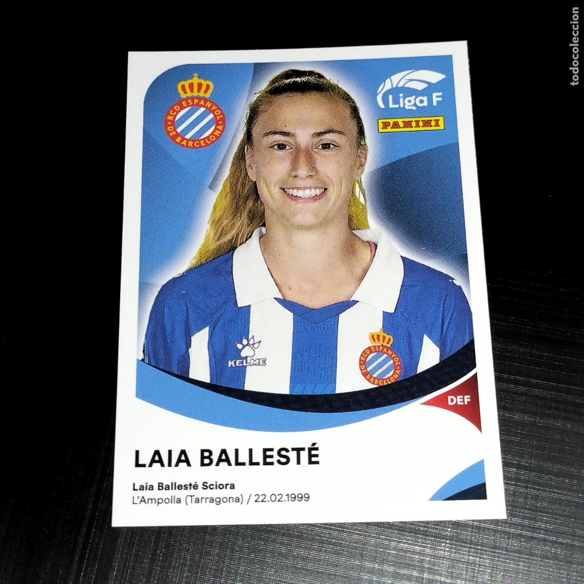 Cromos de f&uacute;tbol: 148 LAIA BALLESTE ESPANYOL CROMOS LIGA F FEMENINA PANINI 2024 2025 24 25