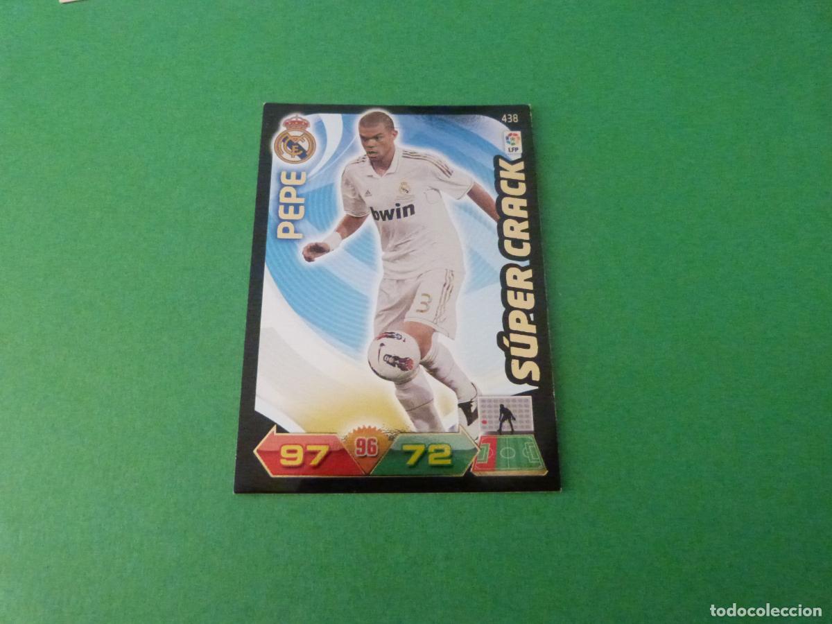 Cromos de f&uacute;tbol: TRADING CARD FUTBOL PEPE REAL MADRID C.F. N&ordm; 438 LIGA ADRENALYN XL 2011-2012/11-12 PANINI