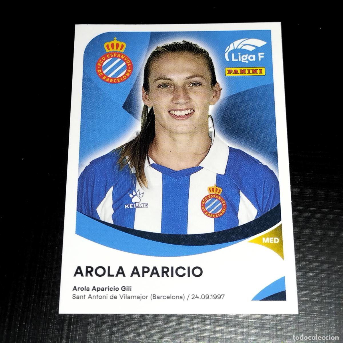 Cromos de f&uacute;tbol: 156 AROLA APARICIO ESPANYOL CROMOS LIGA F FEMENINA PANINI 2024 2025 24 25