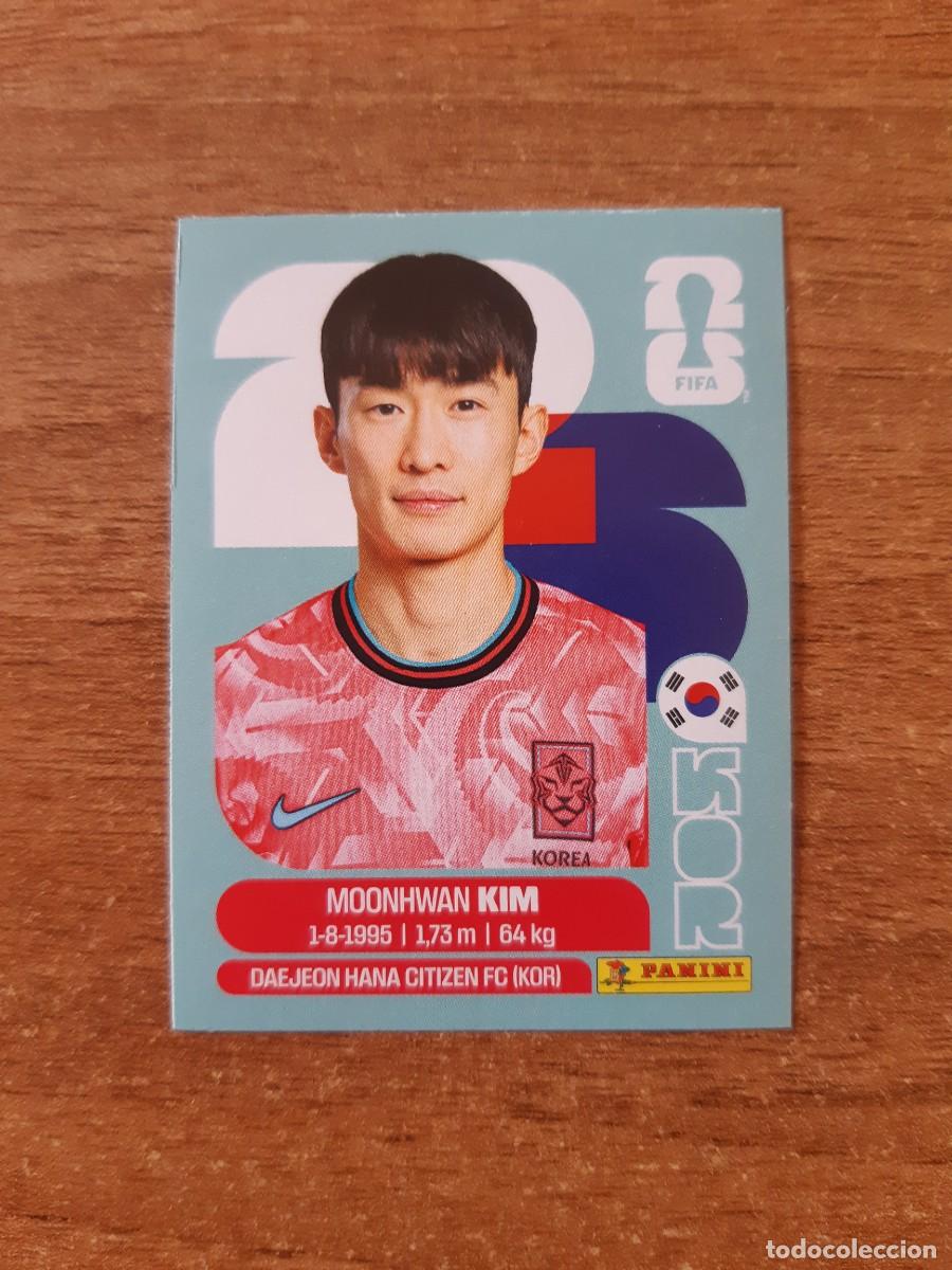Cromos de f&uacute;tbol: MOONHWAN KIM COREA DEL SUR UPDATE SET ACTUALIZACI&Oacute;N MUNDIAL 2026 PANINI STICKERS. NUEVO