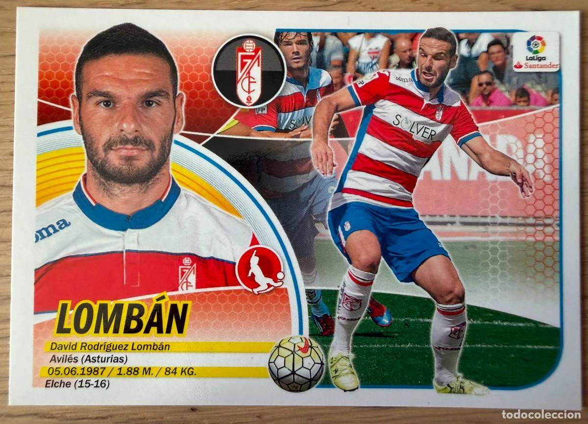 Cromos de f&uacute;tbol: 5 LOMBAN GRANADA 16 17 2016 2017 LIGA SANTANDER COLECCIONES ESTE SIN PEGAR STICKER