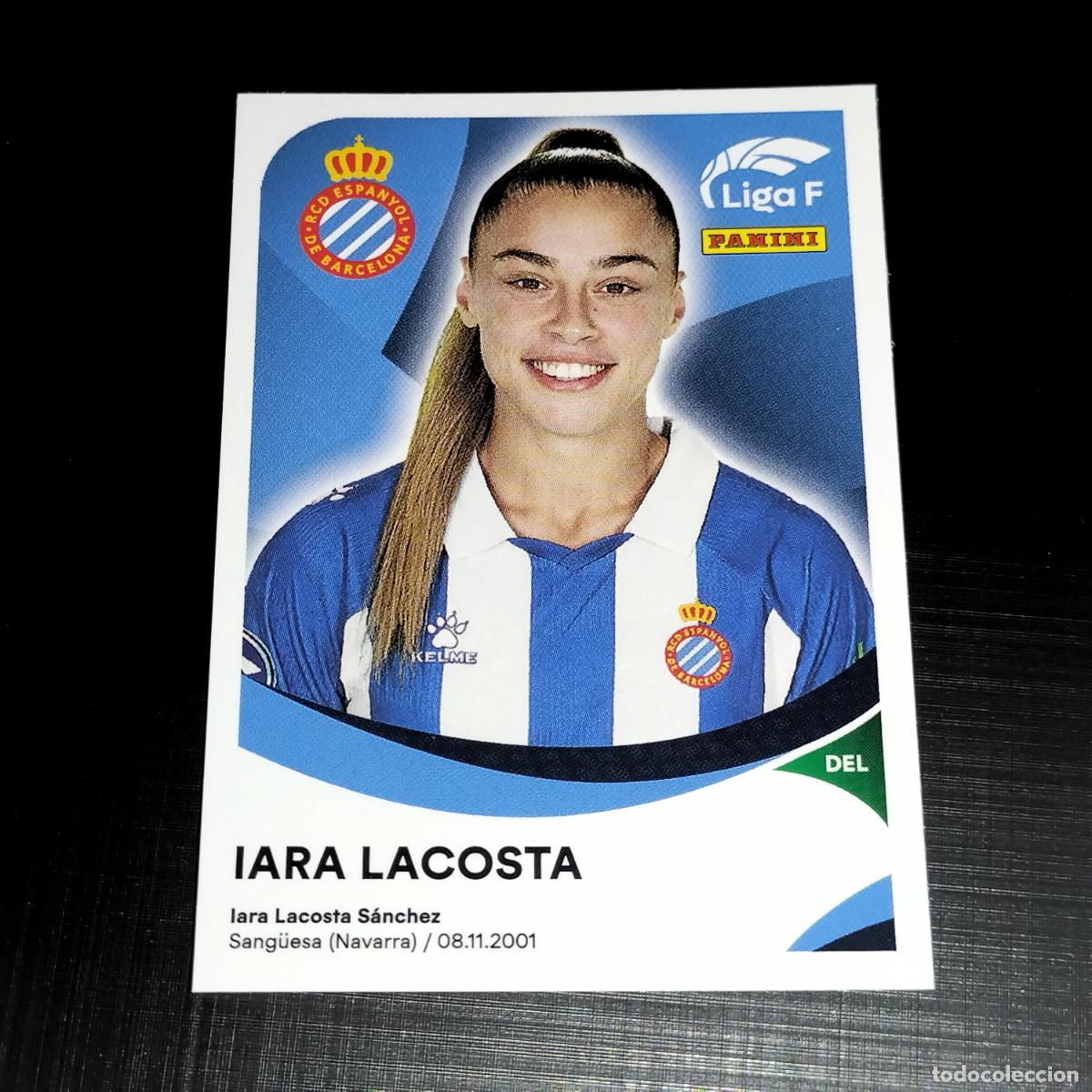 Cromos de f&uacute;tbol: 158 IARA LACOSTA ESPANYOL CROMOS LIGA F FEMENINA PANINI 2024 2025 24 25