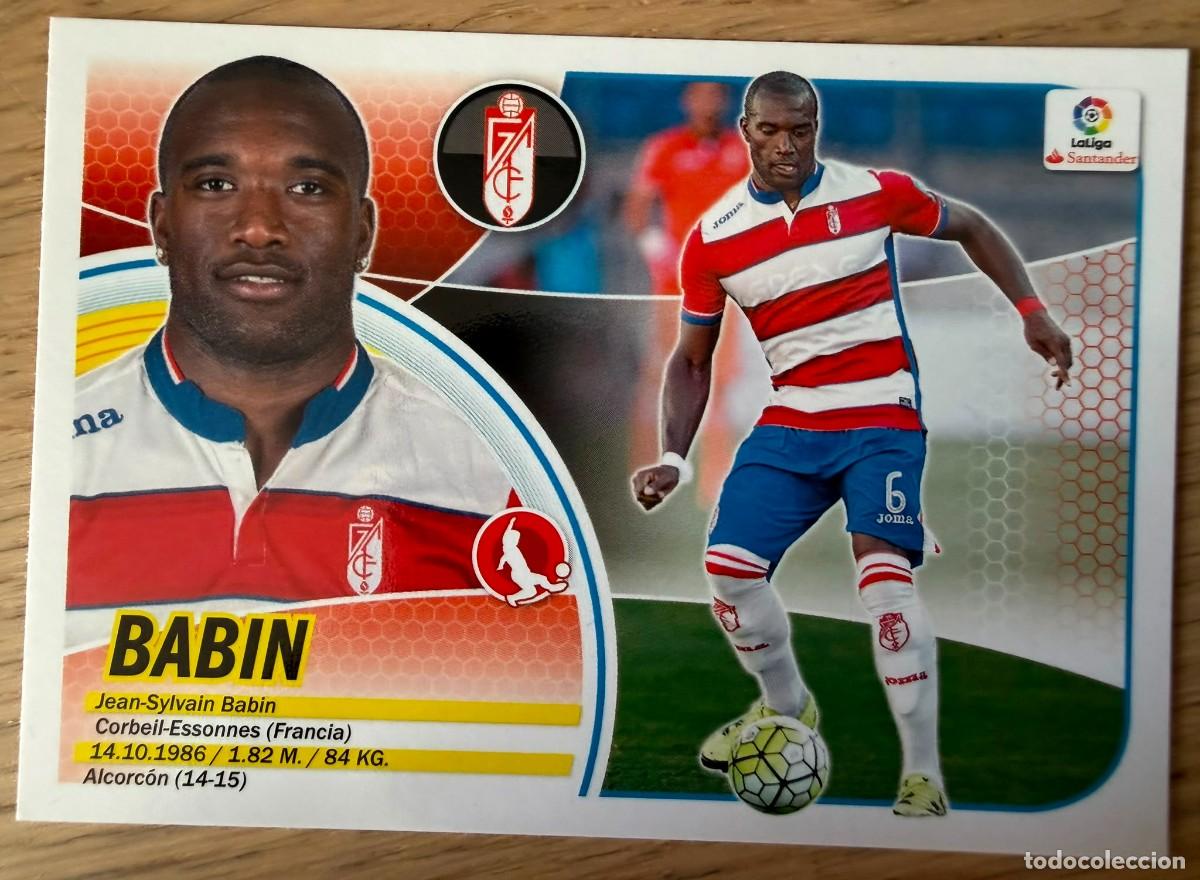 Cromos de f&uacute;tbol: 6 BABIN GRANADA 16 17 2016 2017 LIGA SANTANDER COLECCIONES ESTE SIN PEGAR STICKER