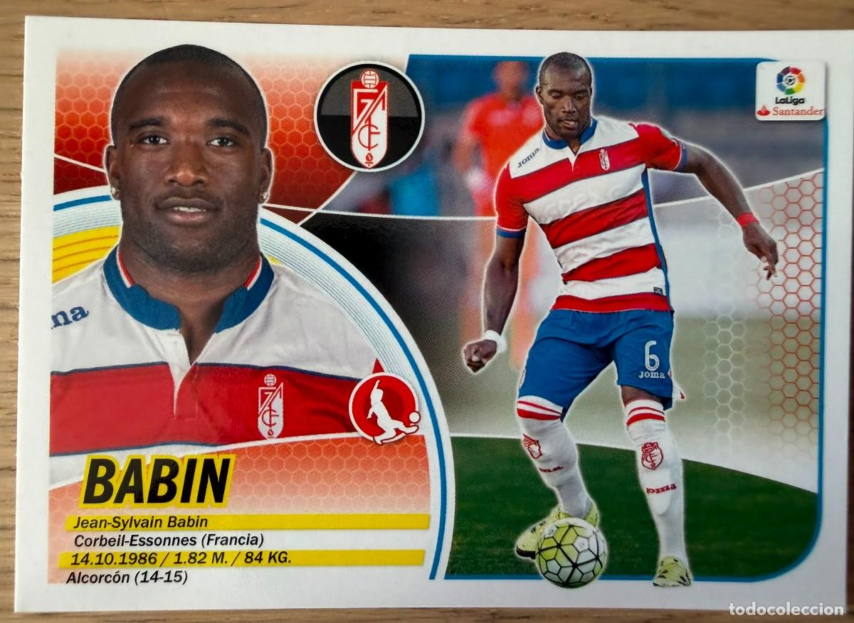 Cromos de f&uacute;tbol: 6 BABIN GRANADA 16 17 2016 2017 LIGA SANTANDER COLECCIONES ESTE SIN PEGAR STICKER