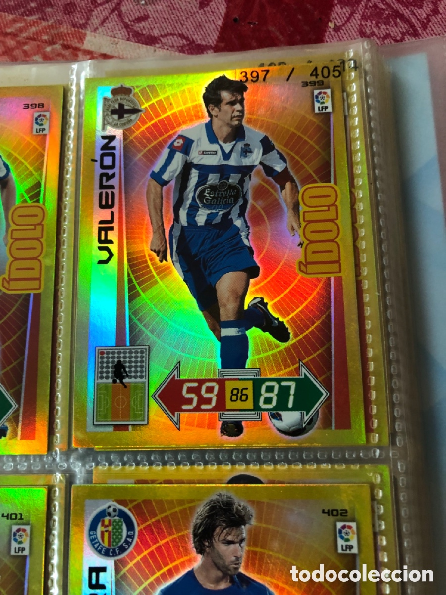 Cromos de f&uacute;tbol: Adrenalyn 2012 2013 &iacute;dolo valeron 399 deportivo