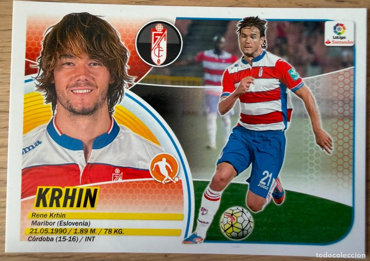 Cromos de f&uacute;tbol: 8 KRHIN GRANADA 16 17 2016 2017 LIGA SANTANDER COLECCIONES ESTE SIN PEGAR STICKER