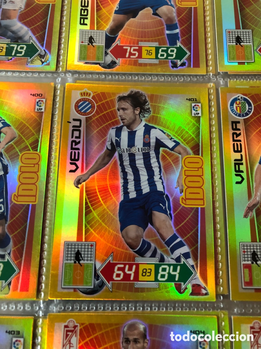 Football Stickers: Adrenalyn 2012 2013 &iacute;dolo verdu 401 espa&ntilde;ol